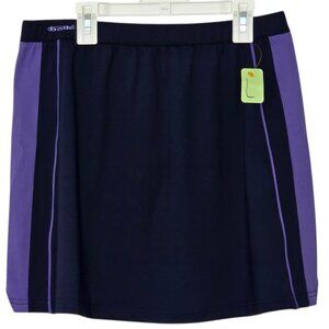 Bolle Sport Dark Blue & Purple Tennis Skirt Size Large